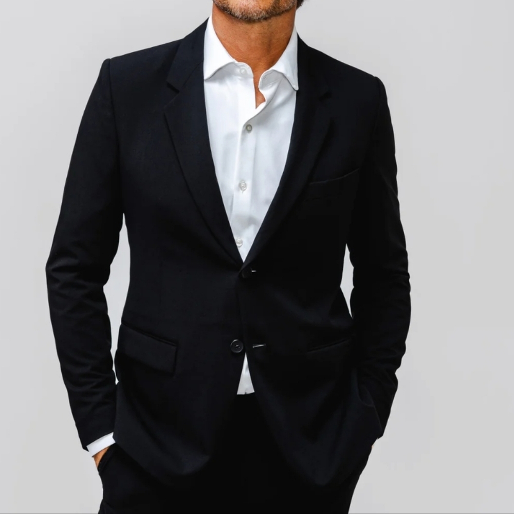 Infinity Classic Black Men's Blazer 44 - Picture 4 of 9